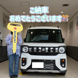 スペーシアギアご納車おめでとうございます☆